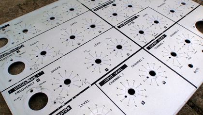 Ems-VCS3 s/n 377 original top panel